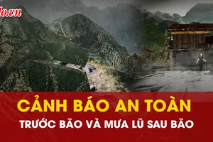 Cảnh báo an toàn trước bão và mưa lũ sau bão
