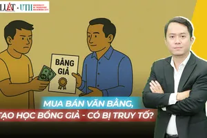 Mua bán bằng cấp, tạo học bổng giả có bị truy tố?