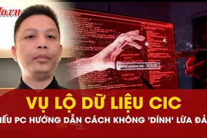 Sự cố liên quan CIC: Hiếu PC bật mí cách để người dân không 'dính' lừa đảo