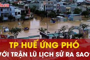 Chủ tịch TP Huế: Nếu không có vận hành liên hồ đập, đỉnh lũ sẽ cao hơn năm 1999