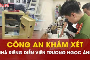 Video: Cận cảnh khám xét nhà riêng của diễn viên Trương Ngọc Ánh