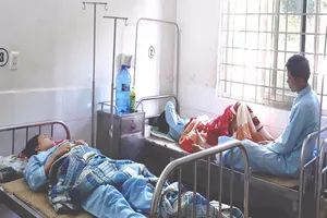 Ăn lòng heo để lâu, 8 người nhập viện