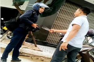 1 PV bị đánh, dọa giết khi đang tác nghiệp ở Bình Định