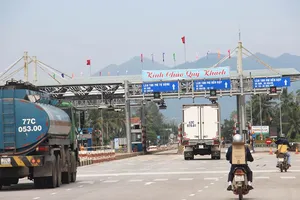 BOT Bắc Bình Định thu phí trở lại từ 21 giờ hôm nay