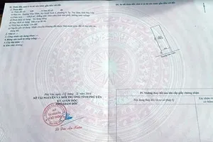 Làm giả sổ hồng nhà đất để lừa đảo