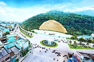 Bình Định tạm dừng tạc phù điêu 86 tỉ đồng vào vách núi