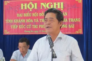 Cho ông Lê Thanh Quang thôi giữ chức bí thư Khánh Hòa