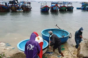 Gió bắt đầu quật dữ dội ở Phú Yên 