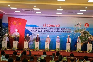 Hoàn thành dự án đưa điện lưới quốc gia ra đảo Nhơn Châu