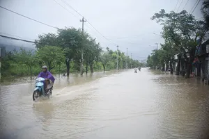 Bình Định: Lũ bất ngờ, nhiều khu vực bị ngập