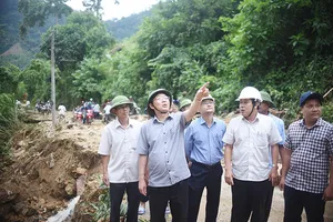 Bình Định chuẩn bị sơ tán người ở các vùng có nguy cơ sạt lở