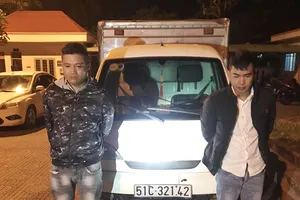 2 thanh niên chạy xe tải đi lừa đảo 31 vụ trong vòng 1 tháng