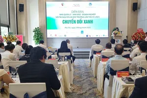 Nhà quản lý, nhà báo, doanh nghiệp cùng thúc đẩy chuyển đổi xanh