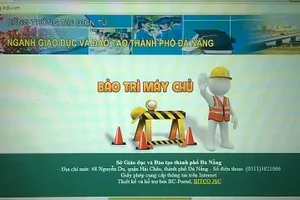 Hacker tấn công trang web của Sở GD&ĐT TP Đà Nẵng
