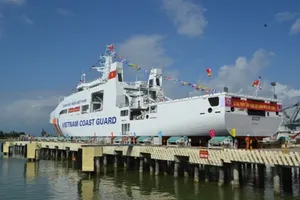 Hạ thủy 'soái hạm' CSB 8005 cho lực lượng Cảnh sát biển