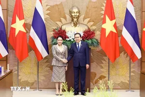 Chủ tịch Quốc hội Trần Thanh Mẫn hội kiến Thủ tướng Thái Lan Paetongtarn Shinawatra