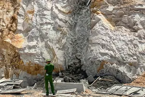 Hiện trường vụ tai nạn ở dự án cao tốc Quy Nhơn - Chí Thạnh làm 2 người tử vong