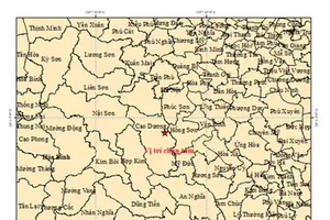 Xảy ra động đất ở Phú Thọ