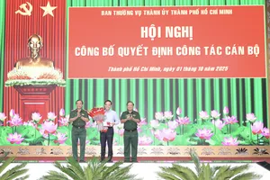 Ông Trần Lưu Quang giữ chức Bí thư Đảng ủy Quân sự TP.HCM