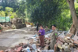 Cưỡng chế nhiều công trình không phép ở TP Quy Nhơn 