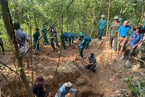 Phát hiện hài cốt liệt sĩ tại di tích lịch sử Đồi 174