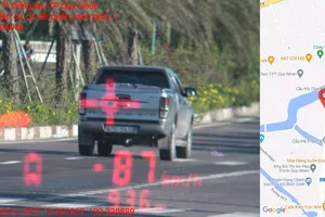 Bình Định: Chuyển 1 hồ sơ để chủ tịch tỉnh xử phạt tài xế vi phạm nồng độ cồn, chạy quá tốc độ