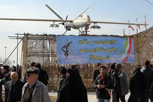 Máy bay không người lái Shahed 129 của Iran. Ảnh: AFP