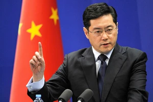 Tân Bộ trưởng Ngoại giao Trung Quốc Tần Cương. Ảnh: KYODO