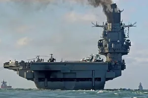 Tàu sân bay Đô đốc Kuznetsov của Hải quân Nga. Ảnh: CREATIVE COMMONS