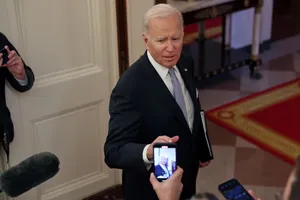 Tổng thống Mỹ Joe Biden trả lời phỏng vấn tại Nhà Trắng ở thủ đô Washington D.C, ngày 20-1. Ảnh: REUTERS
