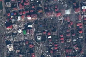 Không ảnh bộc lộ sự tàn phá khủng khiếp của động đất ở Thổ Nhĩ Kỳ