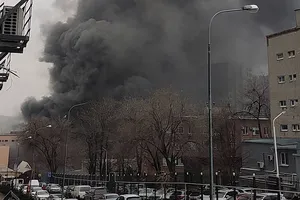 VIDEO: Cháy lớn ở tòa nhà của Tổng cục An ninh Liên bang Nga 