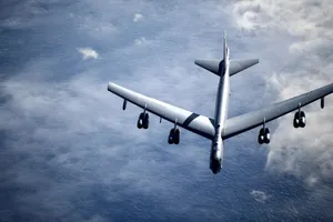 Một chiếc máy bay ném bom chiến lược B-52 của Mỹ. Ảnh: SPUTNIK