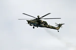 Trực thăng quân sự Mi-28 của Nga. Ảnh: SPUTNIK