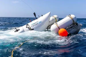 Bức tranh ngành công nghiệp tham quan xác tàu Titanic