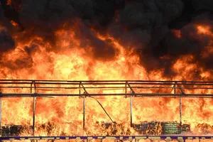 Chính quyền Myanmar đã thiêu hủy ma túy trị tại Yangon (Myanmar). Ảnh: AFP