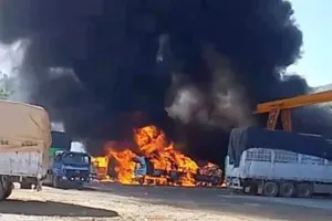 Trung Quốc tập trận gần Myanmar sau vụ đoàn xe Trung Quốc cháy rụi ở biên giới hai nước