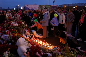 Chùm ảnh: Nga để tang các nạn nhân vụ tấn công khủng bố