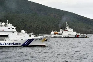 Nhật gửi công hàm phản đối việc Trung Quốc cho 4 tàu vũ trang tuần tra vùng biển tranh chấp