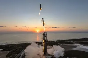 VIDEO: SpaceX bắt thành công tầng đẩy tên lửa Starship