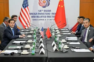 Ông Rubio và ông Vương có cuộc gặp ‘tích cực, thiết thực’ bên lề hội nghị ASEAN