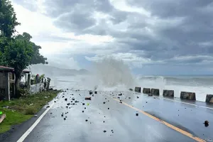 Siêu bão Fung-wong gây mưa to, gió mạnh ở Philippines, đã có người thiệt mạng