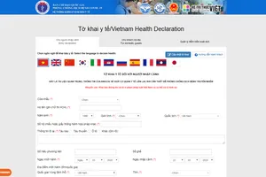 Bắt buộc khai báo y tế khi đi máy bay, tàu hỏa, xe khách