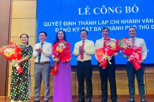 Thành lập chi nhánh Văn phòng ĐKĐĐ TP Thủ Đức