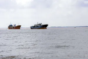 Thi công dự án luồng cho tàu biển lớn vào sông Hậu trong tháng 3