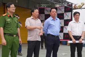 Chủ tịch tỉnh Đồng Nai Nguyễn Văn Út kiểm tra các nút giao thông trọng điểm