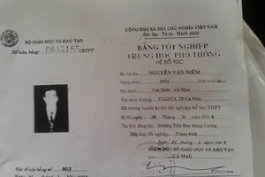 Chuẩn y cán bộ dùng bằng giả làm chủ tịch xã