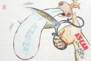 Âm mưu “nuốt trọn biển Đông” của Trung Quốc qua nét vẽ của họa sĩ biếm