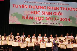 TP.HCM có 4.354 học sinh giỏi cấp TP, 130 học sinh giỏi cấp quốc gia