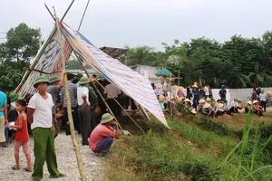 Hàng trăm người dân tiếp tục bỏ việc vây trang trại nuôi heo